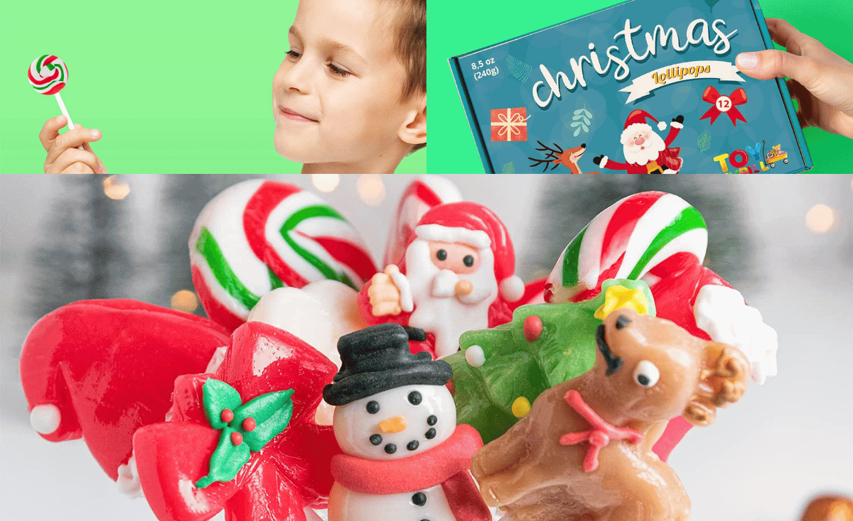 Satisfy Your Sweet Tooth with Festive Christmas Lollipops!