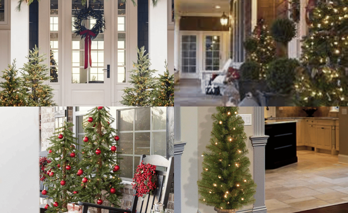 Deck the Porch With Christmas Trees For That Festive Feel!