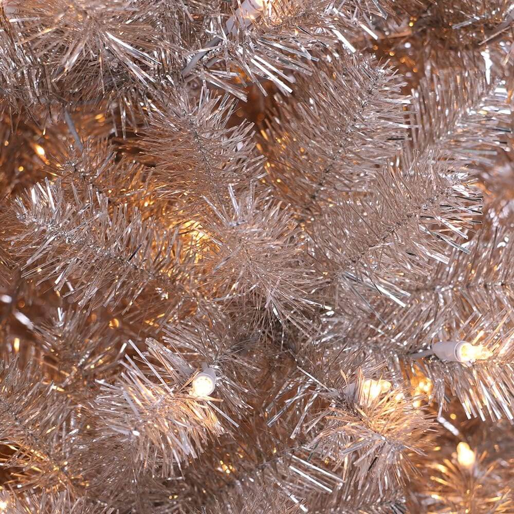 Sparkling, Shiny & Elegant Champagne Christmas Trees!